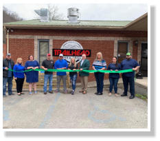 Ribbon cutting at Trailhead Bar & Grill Grand Opening